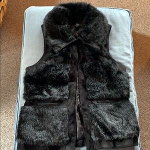 Luxe Rachel Zoe Faux Fur Vest